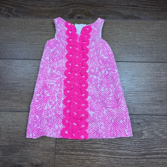 Lilly Pulitzer for Target Toddler Girls Pink Sheath Dress, Sleeveless 18M Preppy - Picture 1 of 10